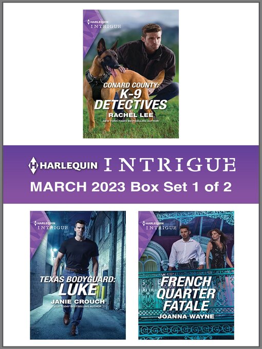 Title details for Harlequin Intrigue March 2023--Box Set 1 of 2 by Rachel Lee - Wait list